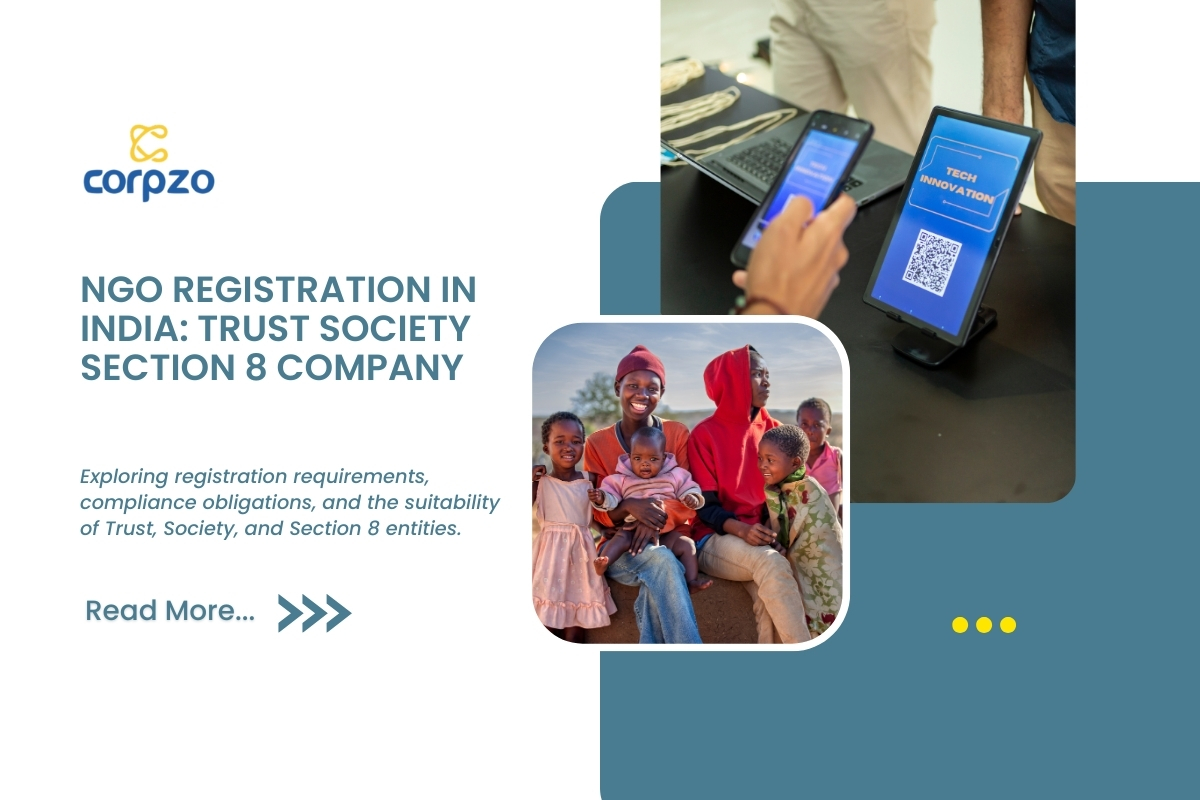 NGO Registration in India Trust Society Section 8 Company